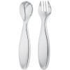 Coffret couverts 2 pi�ces b�b� Mistral (m�tal argent�)
