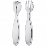 Coffret couverts 2 pi�ces b�b� Mistral (m�tal argent�) - Ercuis
