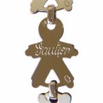 Enfant suppl�mentaire pour bracelet cordon pour maman (argent) - Loupidou
