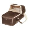 Couffin souple chocolat et beige