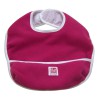 Bavoir polaire framboise (6-18 mois)