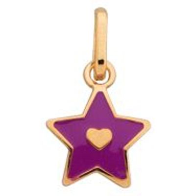 Pendentif �toile laqu� (or jaune 750�) par Berceau magique bijoux
