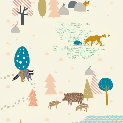 Papier peint forêt