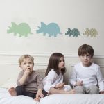 Stickers Famille Triceratops - Art for Kids