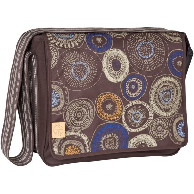 Sac à langer bandoulière à rabat casual marron fossil