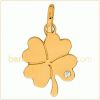 Pendentif tr�fle et un diamant