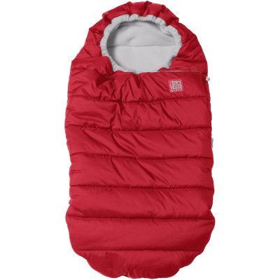 Nid d'ange doudoune T'igloo rouge et gris clair (0-6 mois) par Red Castle