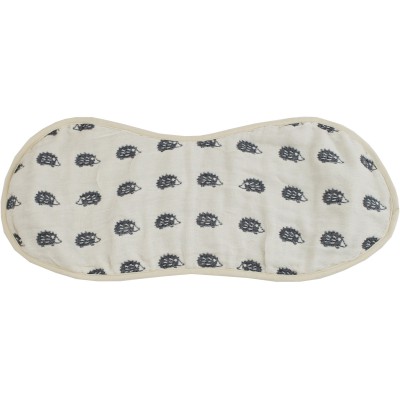 Bavoir protection d'épaules hérisson bleu (25 x 60 cm)