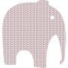 Sticker �l�phant rose