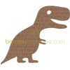 Sticker Happy Dino multicolore chocolat (2 tailles)