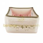 Panier nurserie rose Trousseau - Tartine et Chocolat