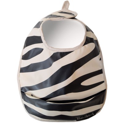 Bavoir plastifié zebra sunshine
