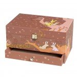 Coffret � bijoux musical Ange lapin dans la for�t  - Trousselier