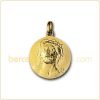 M�daille T�te de Christ (or jaune)