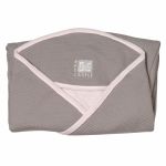 Babynomade fleur de coton taupe et rose (taille 1 :  66 x 85 cm) - Red Castle