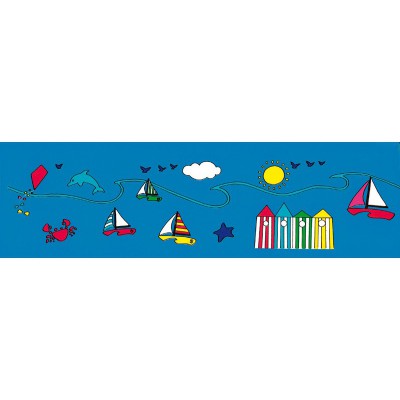 Man�ge ''La plage bleue'' par Trousselier