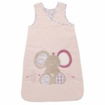 Gigoteuse en coton rose Kali, Nina et Kenza (70 cm) - Noukie's