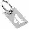 Porte-cl�s Lucky Number (argent massif)