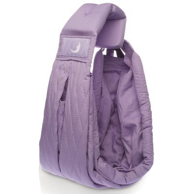 Porte bébé hamac cozy hiver lavender parme