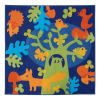 Tapis Les amis de la for�t (120cm x 120cm) 