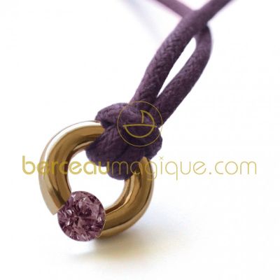 Pendentif Newborn pierre fine (Or jaune)   par  Mikado