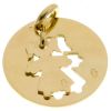 Pendentif ''Future Maman'' petite fille (or jaune ou blanc)