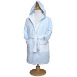 Peignoir �ponge ciel et blanc (12-24 mois) - Red Castle