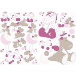 Stickers d�co Victoria et Lucie - Noukie's