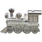 Tirelire Locomotive (M�tal Argent�) - Orf�vrerie de Cr�vigny 