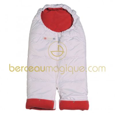 Combizip blanc et rouge par Red Castle