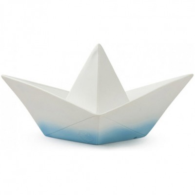 Lampe veilleuse bateau paper boat bleu