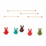 Mobile baguettes anges lapins - Trousselier