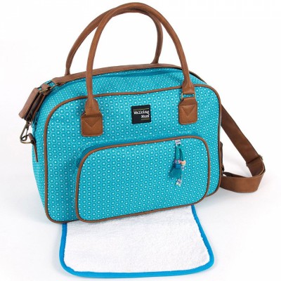 Sac à langer avec tapis à langer namaste turquoise