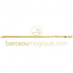 Bracelet maille ovale (or jaune 750�) - Berceau magique bijoux