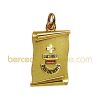 M�daille d'amour parchemin (or jaune)