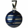 Bola bleu avec lignes   par Babylonia
