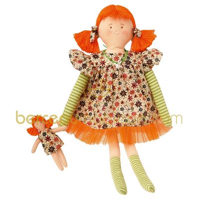 Grande poup�e Liberty orange (50 cm) par Trousselier