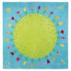 Tapis Plan�te fleurie (150cm x 150cm)