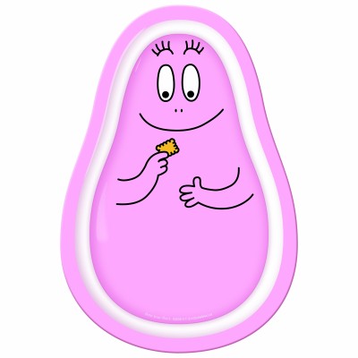 Assiette en forme Barbapapa par Petit Jour Paris