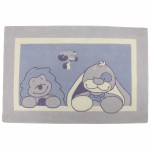 Tapis b�b� laine Arthur & Merlin (110 x 170 cm) - Noukie's