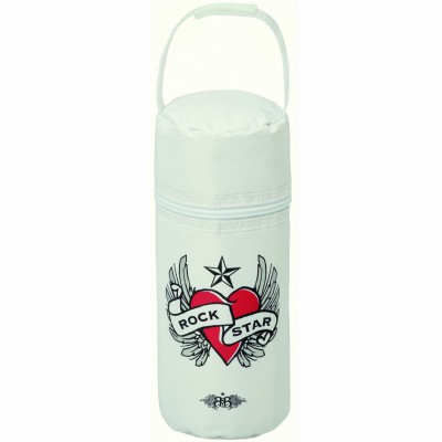 Porte biberon isotherme Rock Star Baby blanche Porte biberon isotherme Rock Star Baby blanche