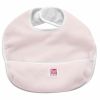 Bavoir polaire rose (6-18 mois)