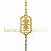Gourmette Tr�sor fille laqu� (Or jaune)