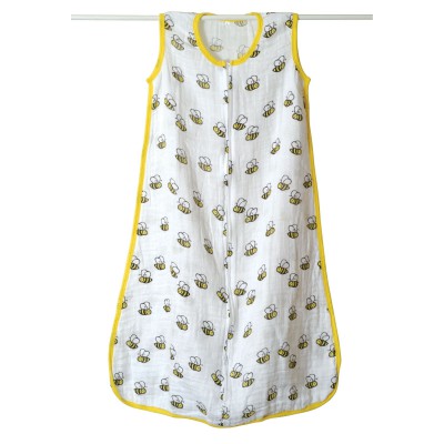 Gigoteuse l�g�re 6-12 mois en mousseline de coton Slumber ''Bee'' par Aden + Anais