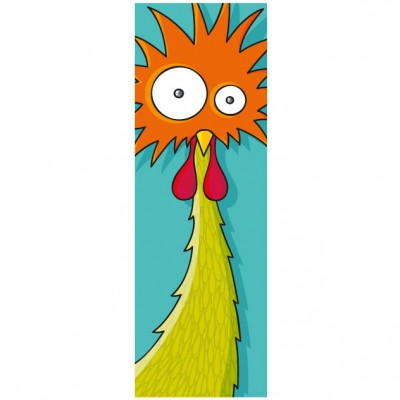 Tableau tête de dindon (20 x 60 cm)