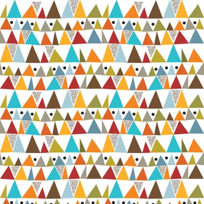 Papier peint little mountains by paper & cloth