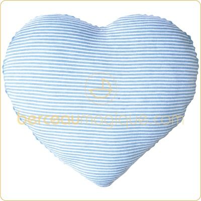 Coeur � musique ray� bleu ciel Pastilles par Trousselier