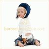 Bonnet b�b� en jean 