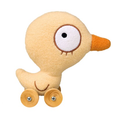 Mini canard � roulettes par Trousselier