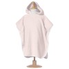 poncho �ponge rose (9-36 mois)